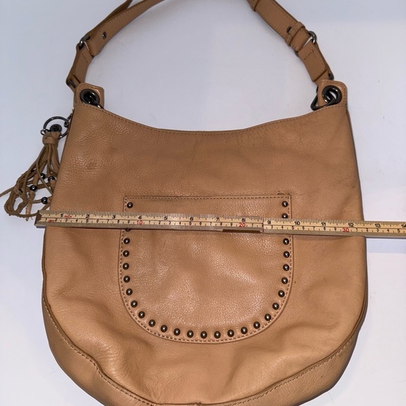 Sak Zinnia Beige Leather Front Stud Studded Pocket Purse - Picture 2 of 13